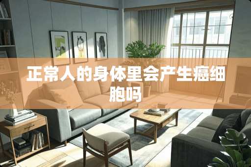正常人的身体里会产生癌细胞吗