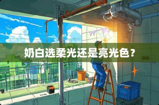 奶白选柔光还是亮光色？
