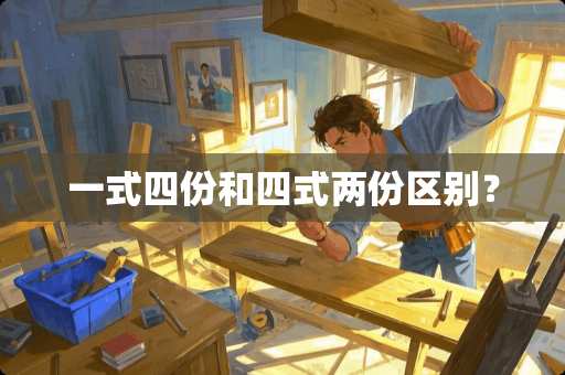 一式四份和四式两份区别? 一式四份和四式两份区别?