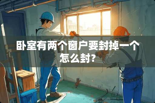 卧室有两个窗户要封掉一个怎么封？