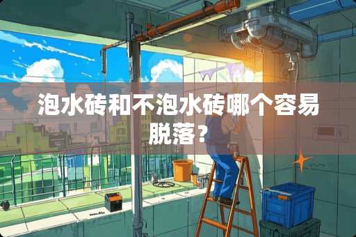 泡水砖和不泡水砖哪个容易脱落？