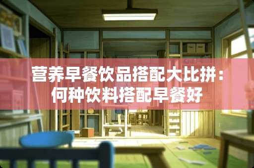 营养早餐饮品搭配**拼：何种饮料搭配早餐好