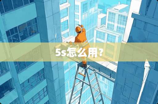 5s怎么用？