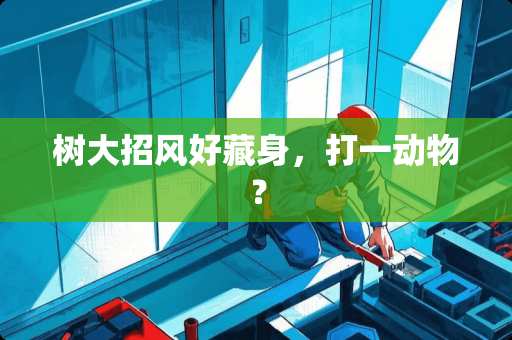 树大招风好藏身，打一动物？