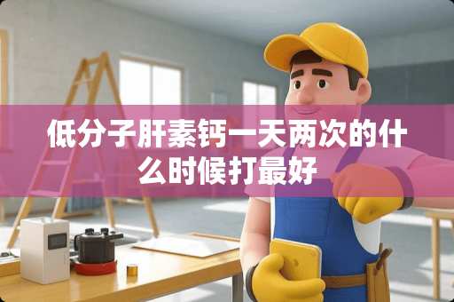 低分子肝素钙一天两次的什么时候打最好