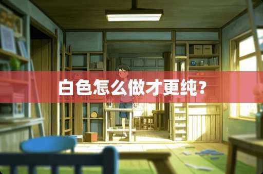 白色怎么做才更纯？