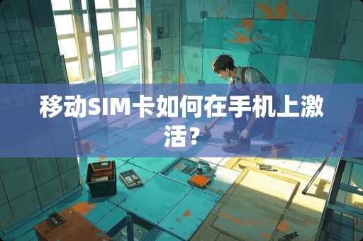 移动SIM卡如何在手机上激活？