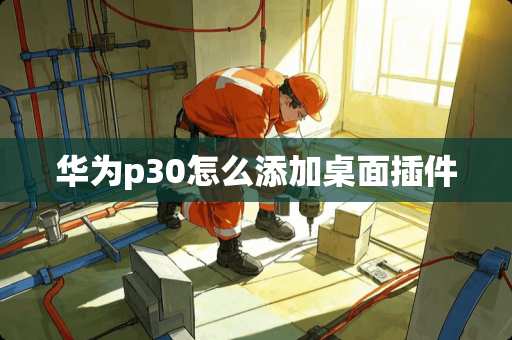 华为p30怎么添加桌面插件