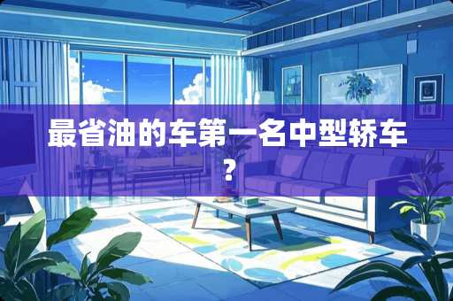 最省油的车第一名中型轿车？
