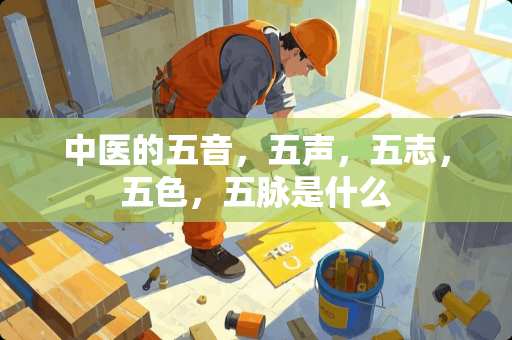 中医的五音，五声，五志，五色，五脉是什么