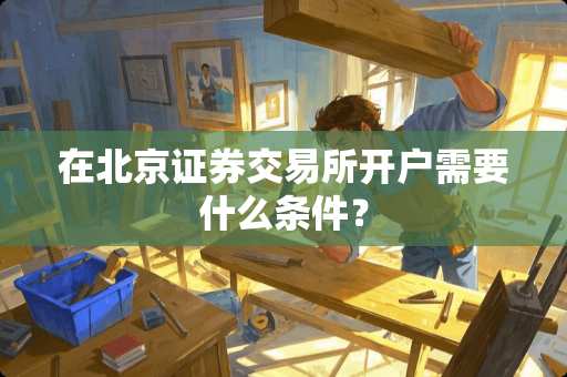 在北京证券交易所开户需要什么条件？