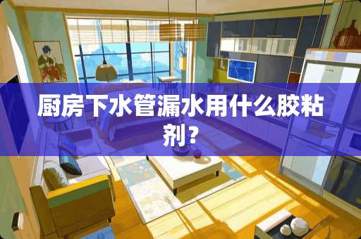 厨房下水管漏水用什么胶粘剂？