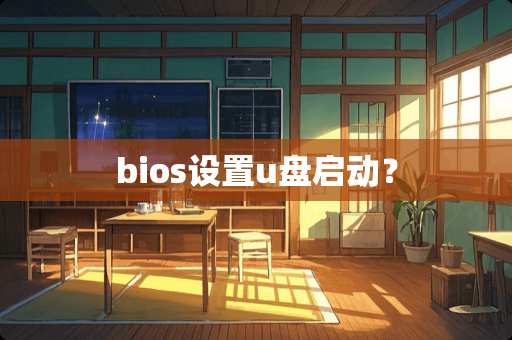 bios设置u盘启动？