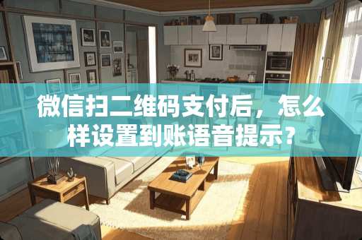 微信扫二维码支付后，怎么样设置到账语音提示？