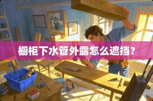 橱柜下水管外露怎么遮挡？