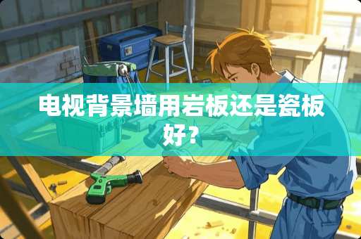 电视背景墙用岩板还是瓷板好？