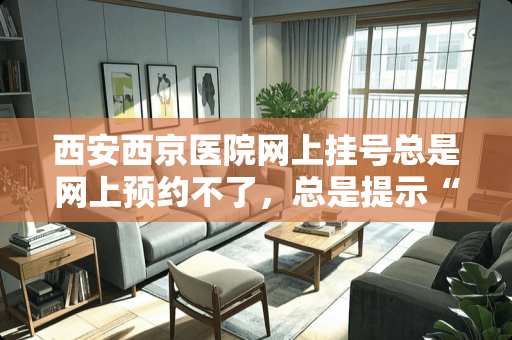 西安西京医院网上挂号总是网上预约不了，总是提示“该医生非持卡用户已经报满”