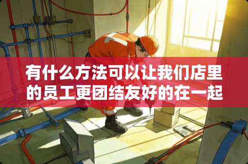 有什么方法可以让我们店里的员工更团结友好的在一起上班吗？