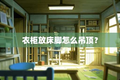 衣柜放床脚怎么吊顶？