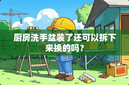 厨房洗手盆装了还可以拆下来换的吗？