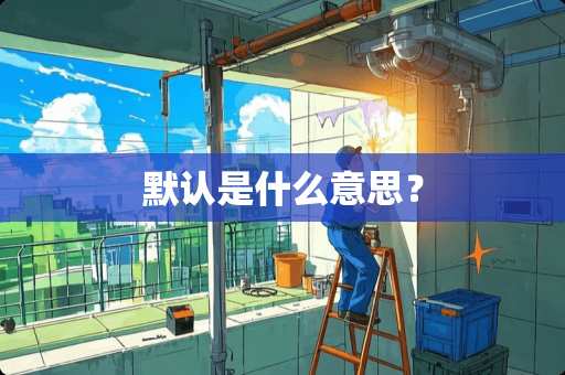 默认是什么意思？