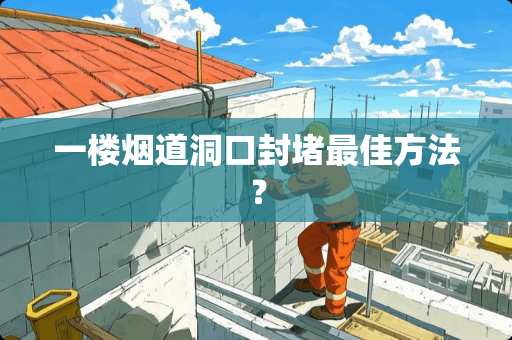 一楼烟道洞口封堵最佳方法？