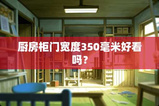 厨房柜门宽度350毫米好看吗？