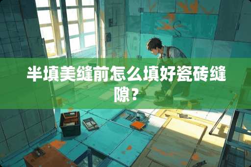 半填美缝前怎么填好瓷砖缝隙？