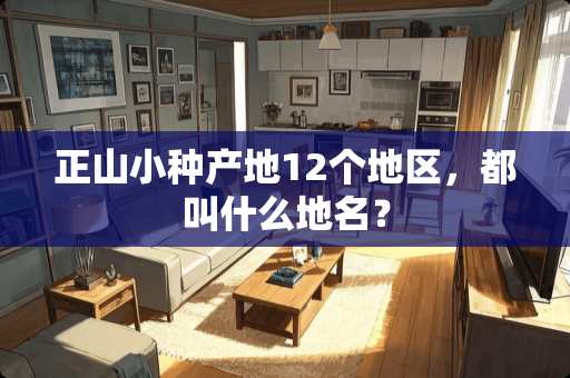 正山小种产地12个地区，都叫什么地名？