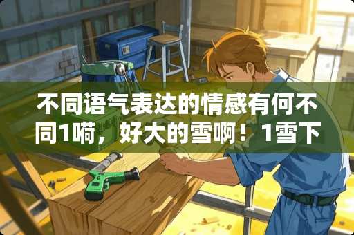 不同语气表达的情感有何不同1嗬，好大的雪啊！1雪下得很大
