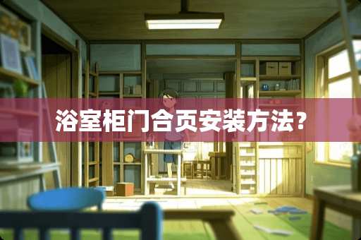 浴室柜门合页安装方法？