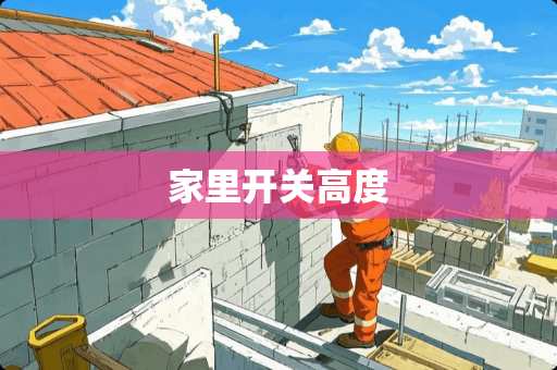 家里开关高度