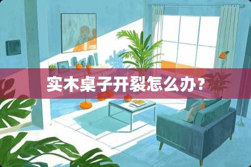 实木桌子开裂怎么办？