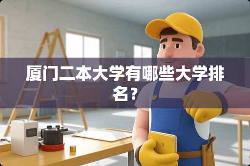 厦门二本大学有哪些大学排名？