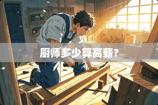 厨师多少算高薪？