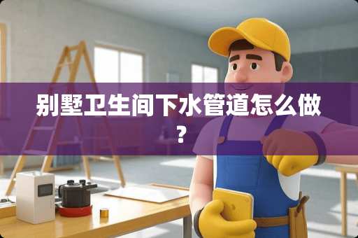 别墅卫生间下水管道怎么做？