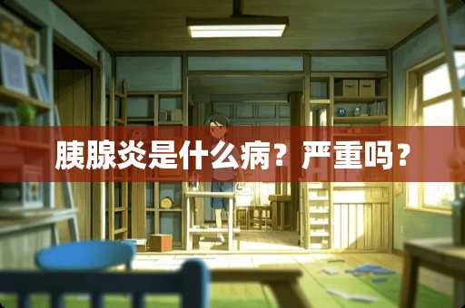 胰腺炎是什么病？严重吗？