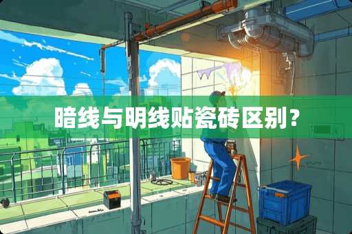 暗线与明线贴瓷砖区别？