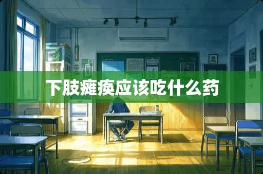 下肢瘫痪应该吃什么药