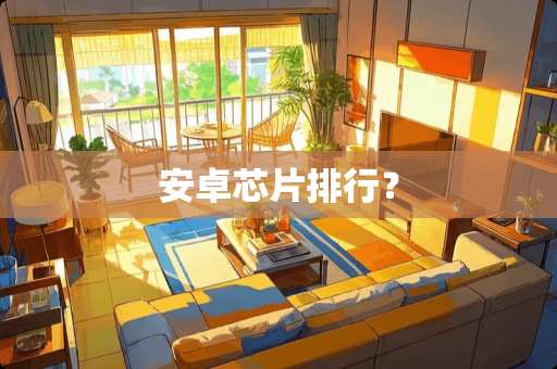 安卓芯片排行？