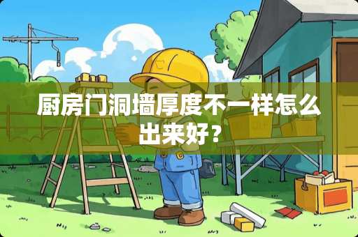 厨房门洞墙厚度不一样怎么出来好？