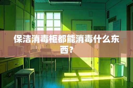 保洁消毒柜都能消毒什么东西？