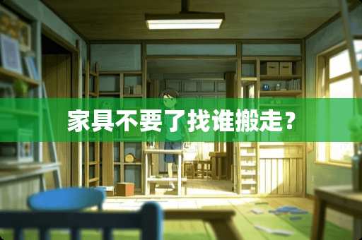 家具不要了找谁搬走？