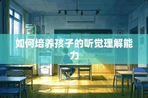 如何培养孩子的听觉理解能力