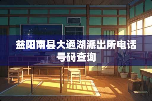 益阳南县大通湖派出所电话号码查询