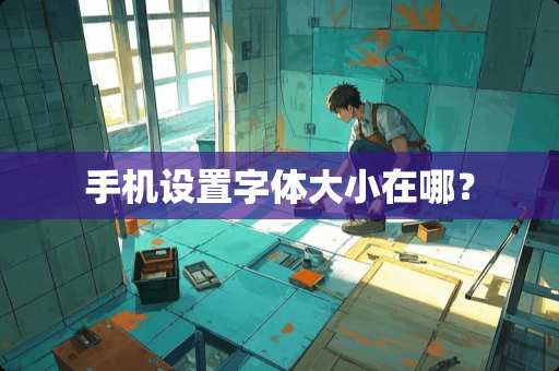 手机设置字体大小在哪？