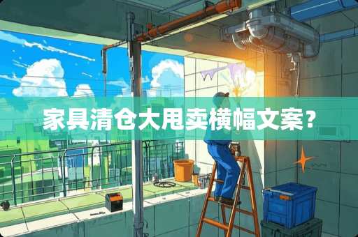 家具清仓大甩卖横幅文案？