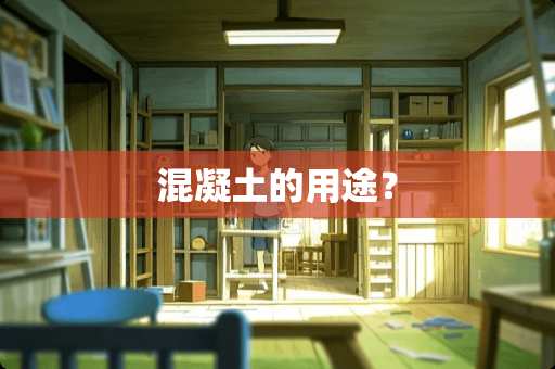 混凝土的用途? 混凝土的用途?