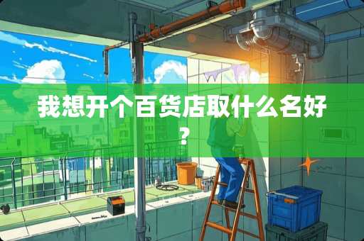 我想开个百货店取什么名好？