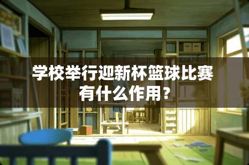 学校举行迎新杯篮球比赛 有什么作用？